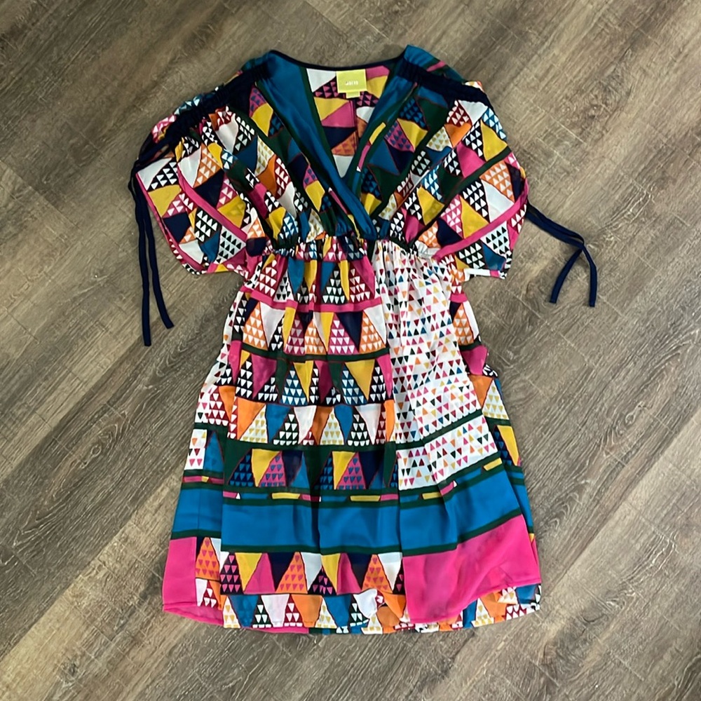 Anthropologie Maeve Geo Printed Dress Cover-Up